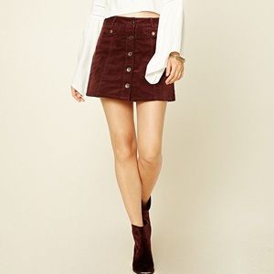 Forever 21 corduroy skirt